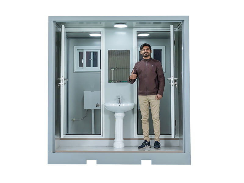 İki Kişilik Açık Hava Portatif Tuvalet