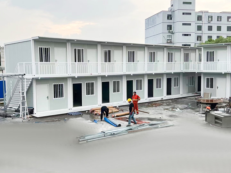 Myanmar Şantiye Geçici Yatakhane Hızlı Montajlı Konteyner Odası