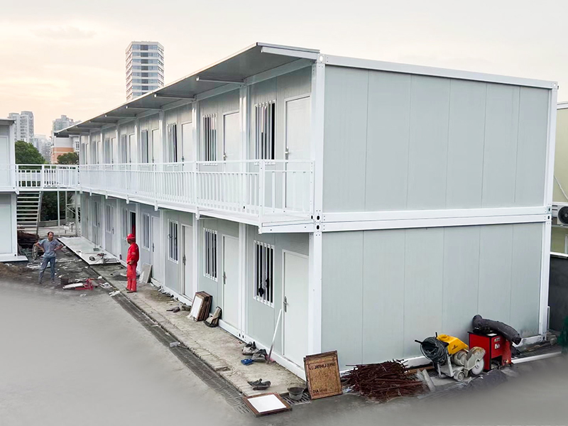 Myanmar Şantiye Geçici Yatakhane Hızlı Montajlı Konteyner Odası