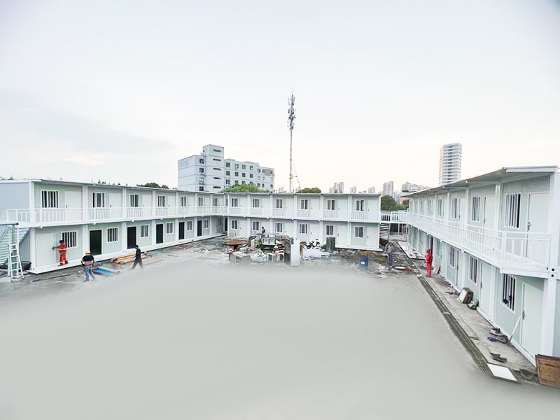 Myanmar Şantiye Geçici Yatakhane Hızlı Montajlı Konteyner Odası
