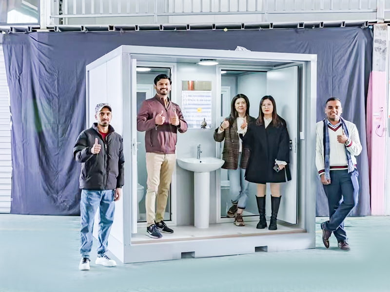 İki Kişilik Açık Hava Portatif Tuvalet